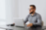 Client in Australia engaging in private online drug recovery session with facilitator.