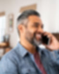 Man participating in an online family counselling session
